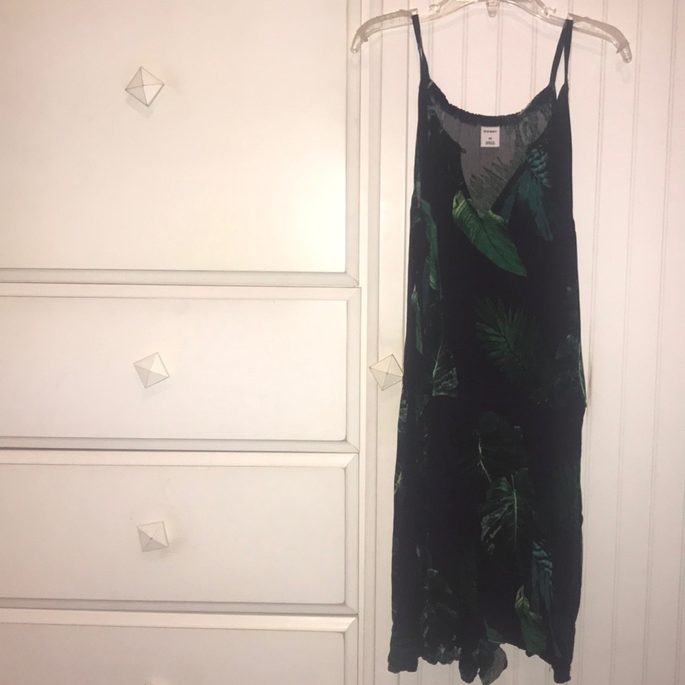 Leaf printed romper